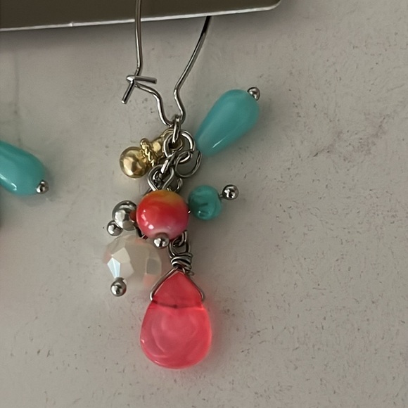 Chico’s NWT Lightweight Beaded Earrings - Picture 2 of 4